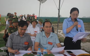 Tam Dương (Vĩnh Phúc): Cưỡng chế thu hồi đất thực hiện dự án Cụm công nghiệp Hoàng Lâu