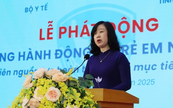 Bộ trưởng Bộ Y tế dự lễ phát động tháng hành động vì trẻ em 2025