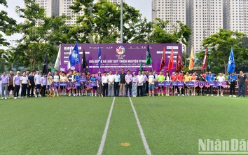 12 đội tham gia giải bóng đá TIM CUP 2025 gây quỹ xây trường vùng cao