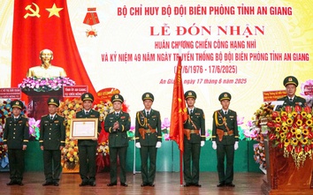 Bộ đội Biên phòng tỉnh An Giang nhận Huân chương Chiến công hạng Nhì