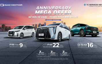 GAC MOTOR Việt Nam mừng sinh nhật 1 năm với nhiều ưu đãi hấp dẫn