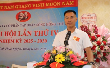 Vĩnh Phúc: Lãnh đạo TP Vĩnh Yên dự Đại hội chi bộ Công ty CP Tập đoàn Sông Hồng Thủ Đô