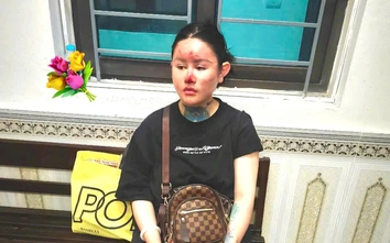 Ngân "Baby" bị tạm giữ sau vụ đập phá cây ATM, ôtô ở Nghệ An