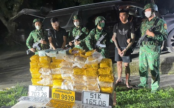 Hà Tĩnh: Bắt đối tượng vận chuyển hơn 45kg ma túy, thu 1 khẩu súng quân dụng