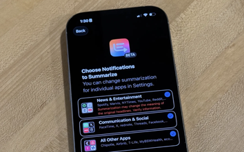 Apple mang tính năng tóm tắt thông báo bằng AI trở lại trong iOS 26 beta 4