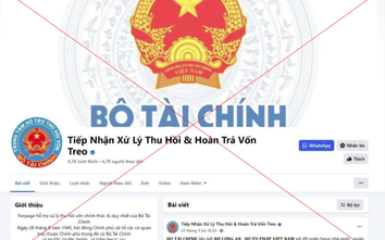 Cảnh báo hành vi giả mạo Bộ Tài chính để lừa đảo