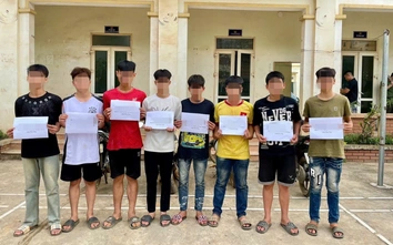 Phú Thọ: Triệu tập nhóm thanh thiếu niên mang hung khí, gây rối trật tự công cộng