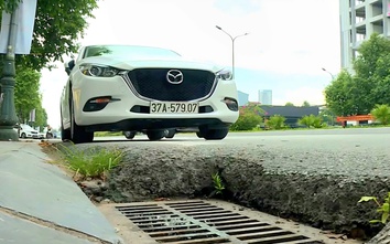 Nghệ An: Hàng trăm hố thoát nước lọt thỏm bên đường "bẫy" người tham gia giao thông