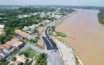 Đường ven sông Đồng Nai "né" nhà cổ trăm tuổi gấp rút hoàn thiện, tăng tốc về đích