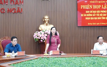 Quảng Ngãi giao chủ đầu tư Dự án giải phóng mặt bằng đường sắt tốc độ cao qua địa bàn