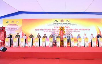 Hà Nội: Khởi công dự án nhà ở xã hội thứ 3 cho cán bộ chiến sĩ Công an nhân dân