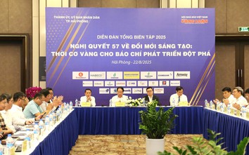 Diễn đàn Tổng biên tập 2025: Thời cơ vàng cho báo chí phát triển đột phá từ Nghị quyết 57