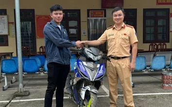Thanh niên ở Sơn La được trả lại xe máy sau 2 năm mất trộm