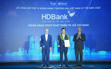 HDBank giữ vị trí thứ 3 Top ngân hàng niêm yết uy tín và hiệu quả nhất Việt Nam