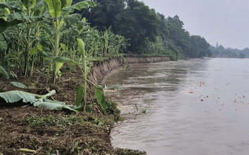 Nguyên nhân ban đầu vụ sạt lở đê tả sông Hồng ở Phú Thọ