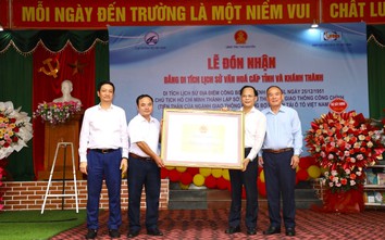 Địa điểm công bố Sắc lệnh thành lập Sở Vận tải của Bác Hồ được công nhận di tích lịch sử
