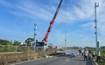 Điều chỉnh thời gian phân luồng giao thông tạm trên cao tốc Mai Sơn - QL45