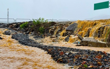 Đường gom cao tốc Hòa Liên - Túy Loan thiếu hệ thống thoát nước, chủ đầu tư nói gì?