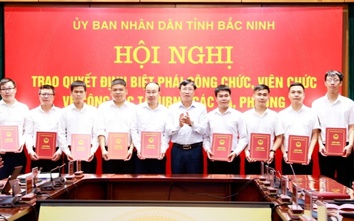 Bắc Ninh biệt phái 32 cán bộ sở về xã làm việc