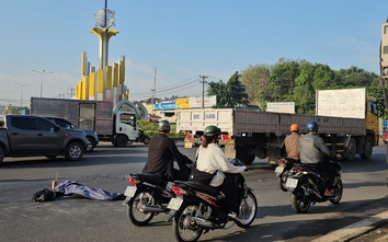 TP.HCM: Xe tải va chạm xe máy, hai người thương vong