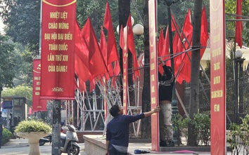 Hà Nội chỉnh trang đô thị, khoác diện mạo mới chào mừng Đại hội Đảng