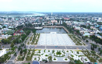 Diện mạo quảng trường lớn nhất Quảng Ngãi sau nâng cấp