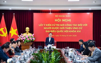 Giới thiệu Bộ trưởng Ngoại giao Lê Hoài Trung ứng cử đại biểu Quốc hội khóa XVI