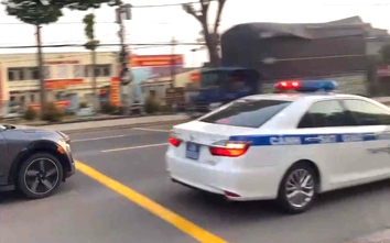 CSGT dẫn đường đưa người đi cấp cứu ở TP.HCM