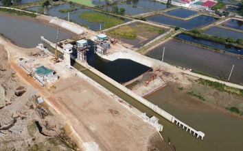 Gấp rút hoàn thành cụm công trình đầu mối kênh De ở Thanh Hóa