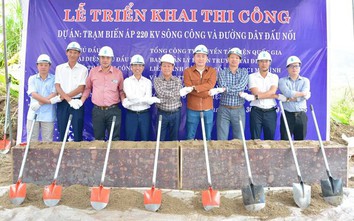 Bảo đảm tiến độ, chất lượng thi công Trạm biến áp 220 kV Sông Công