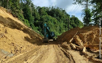 Quảng Ngãi: Vướng mặt bằng, dự án nâng cấp tỉnh lộ 1.300 tỷ đồng thi công chậm tiến độ