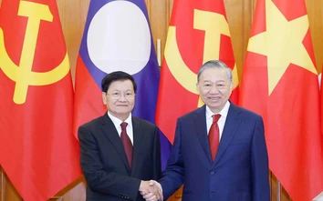 Tổng Bí thư Tô Lâm hội đàm với Tổng Bí thư, Chủ tịch nước Lào Thongloun Sisoulith