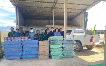 Bắt giữ đối tượng dùng xe bán tải chở hơn 2 tấn pháo lậu từ biên giới vào nội địa