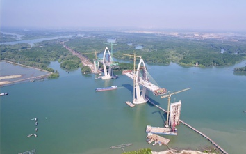 Cầu Phước An có nhịp chính dài nhất Đông Nam Á: Tháng 6 hợp long biên, sớm hơn kế hoạch