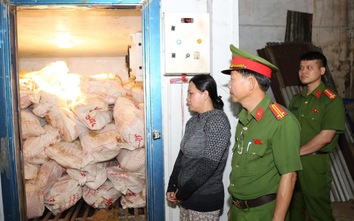 Khởi tố đối tượng mua hơn 12 tấn heo chết nhiễm dịch tả lợn châu Phi, cấp đông bán dần
