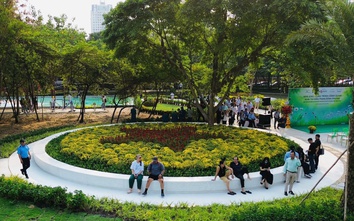 9 khu đất trống ở trung tâm TP.HCM được chỉnh trang thành vườn hoa đón tết Bính Ngọ