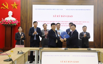 Bàn giao hơn 480km luồng đường thủy nội địa cho Hải Phòng quản lý