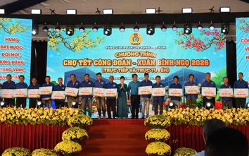 Chợ Tết Công đoàn 2026 chăm lo 6.000 đoàn viên, người lao động tại TP.HCM