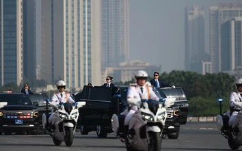 Lễ xuất quân bảo vệ Đại hội XIV của Đảng diễn ra ngày 10/1 tại Mỹ Đình