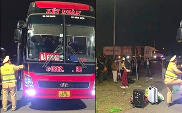 Hải Phòng: Phạt tài xế và chủ xe khách 41 chỗ chở 72 người gần 200 triệu đồng