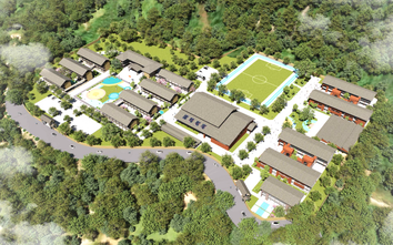 Các xã biên giới áp dụng thiết kế mẫu trường nội trú liên cấp như thế nào?