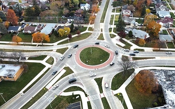 Chicago tăng cường xây vòng xuyến để cải thiện an toàn giao thông