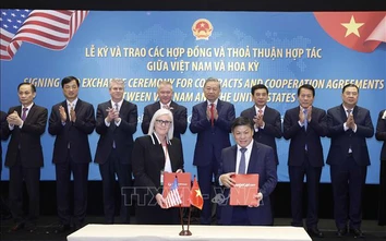 Tổng Bí thư Tô Lâm chứng kiến lễ ký và trao các thỏa thuận hợp tác giữa Việt Nam và Hoa Kỳ