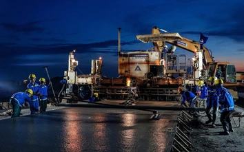 Rộn ràng, hối hả trên đại công trường sân bay Long Thành