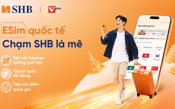 Kết nối Internet toàn cầu với dịch vụ thanh toán eSIM data trên SHB SAHA
