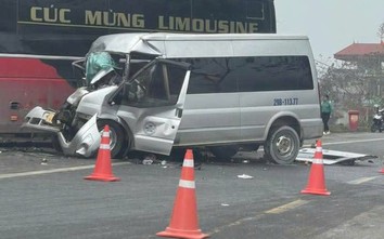 Hai xe khách va chạm trên QL1 qua Lạng Sơn, 1 người tử vong, 5 người trọng thương