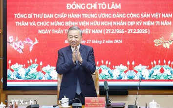Phát biểu của Tổng Bí thư Tô Lâm nhân dịp thăm, chúc mừng Bệnh viện Hữu Nghị