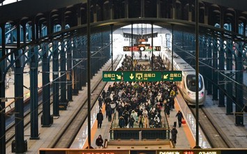 Trung Quốc: Hơn 140 triệu vé tàu được bán ra dịp cao điểm đi lại tết Nguyên đán