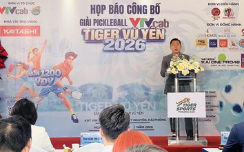Chuẩn bị diễn ra Giải Pickleball VTVcab Tiger Vũ Yên 2026