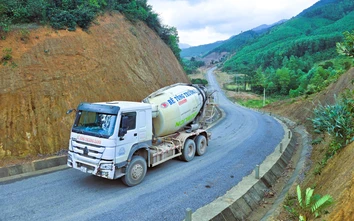 Cận cảnh tuyến nối hai nhánh đường Hồ Chí Minh vừa được lùi hạn hoàn thành sang 2026